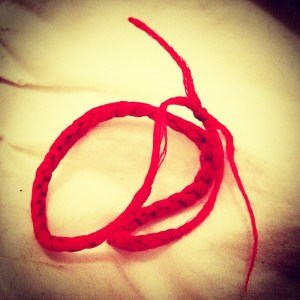 red string